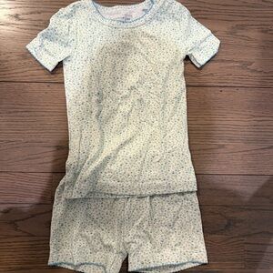 Minnow Kids Pajamas Set - Blue Floral Print